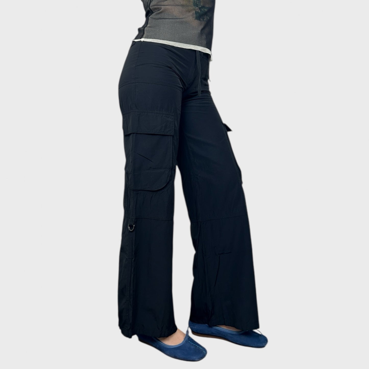 Cop Copine Baggy Cargo Trousers - S