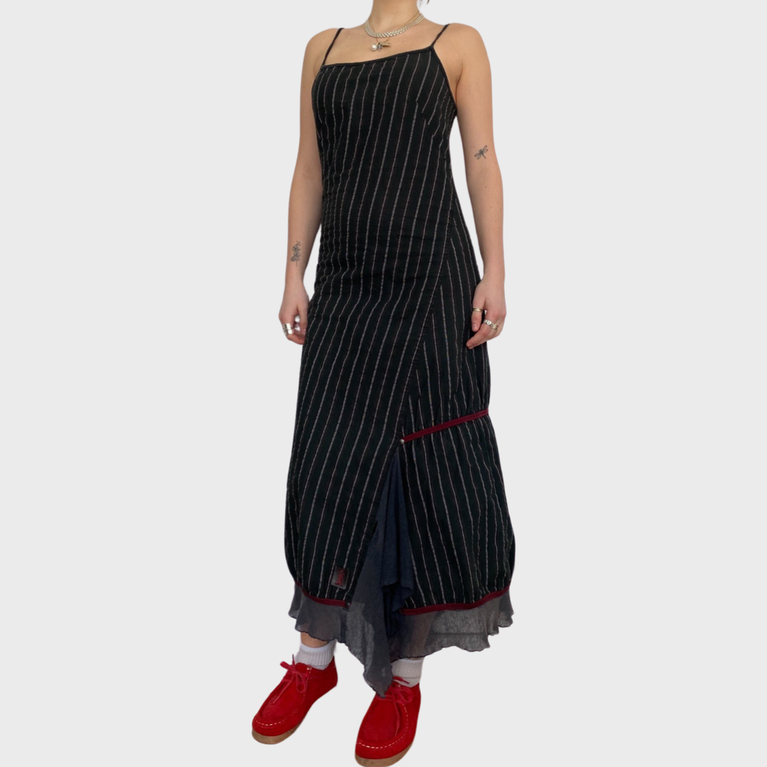 Cop Copine asymmetric strappy dress