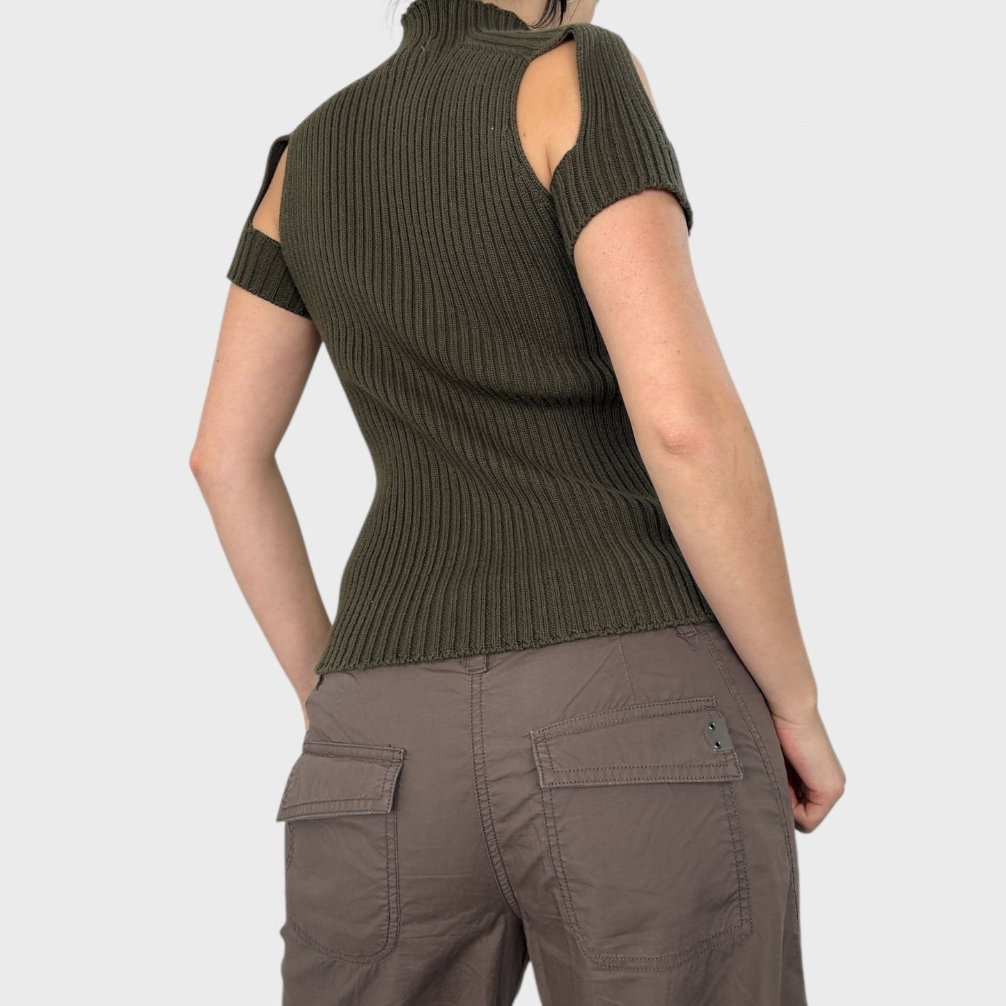 Cop Copine Cut Out Knit Top - M