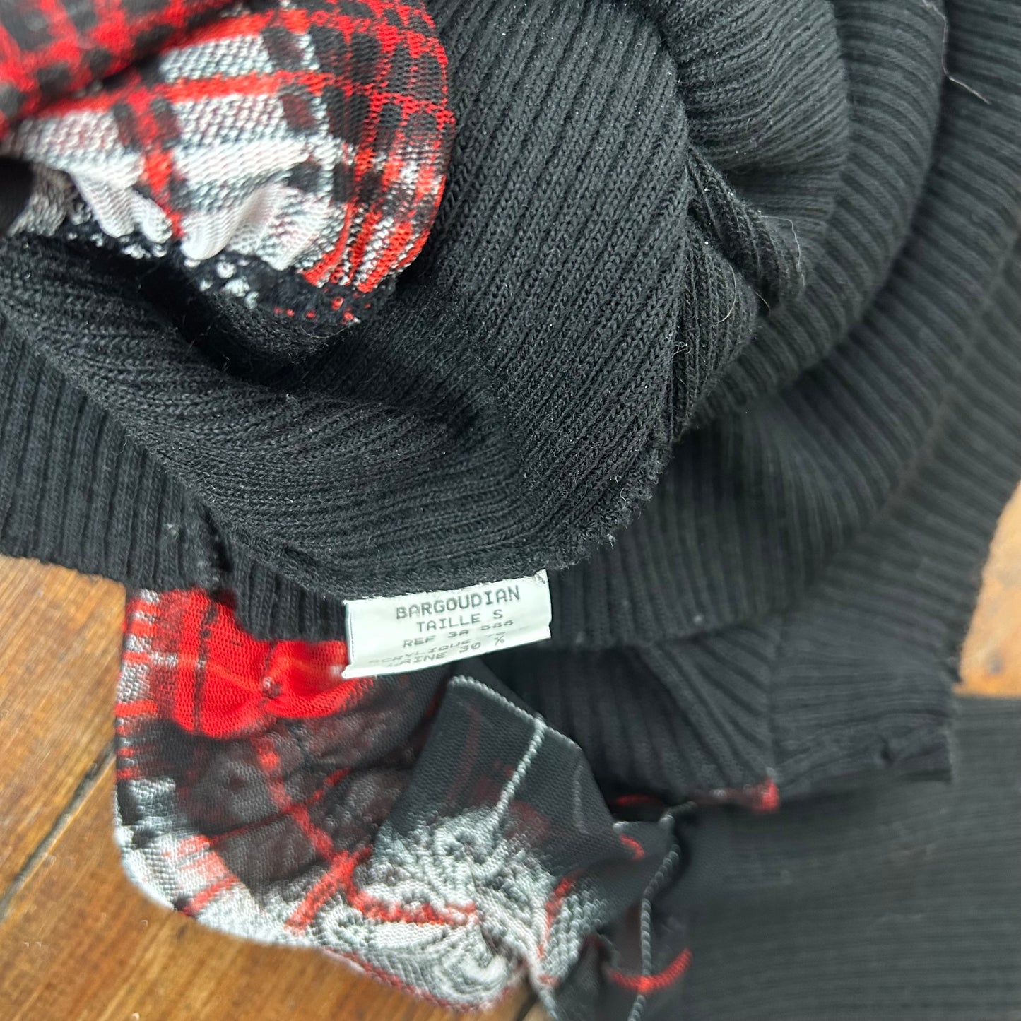 Miss Sixty Bi-Material Long Sleeve Top - S