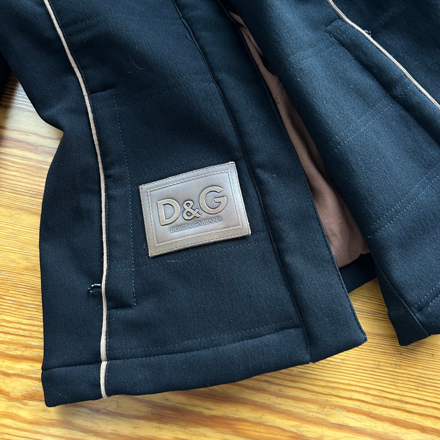 Dolce & Gabbana Black Fitted Jacket - S