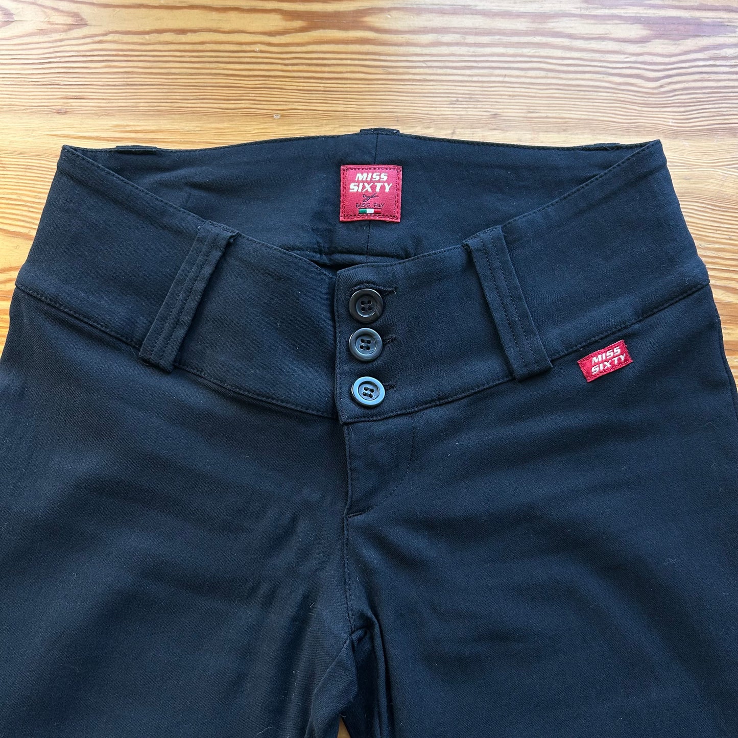 Miss Sixty 90s Button-Up Stretch Trousers - S