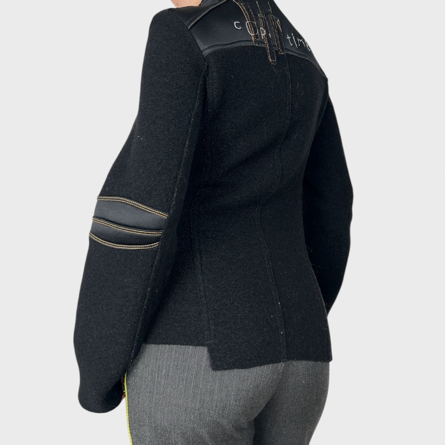 Cop Copine Asymmetric Zip Coat - S/M