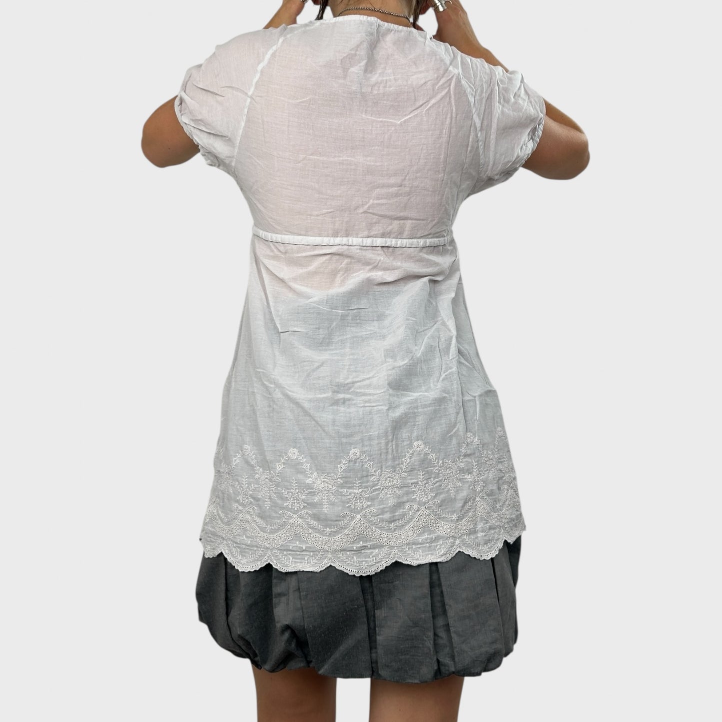 Cop Copine Broderie Anglaise Blouse - M