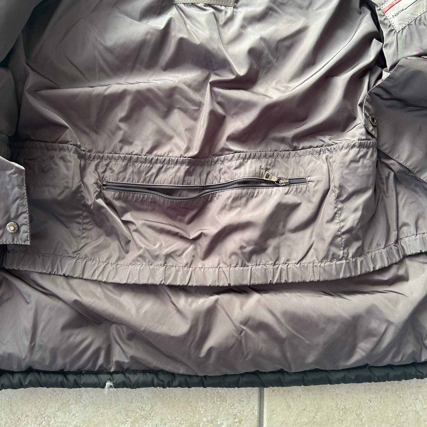 Vintage Black Prada Sport Puffer Jacket