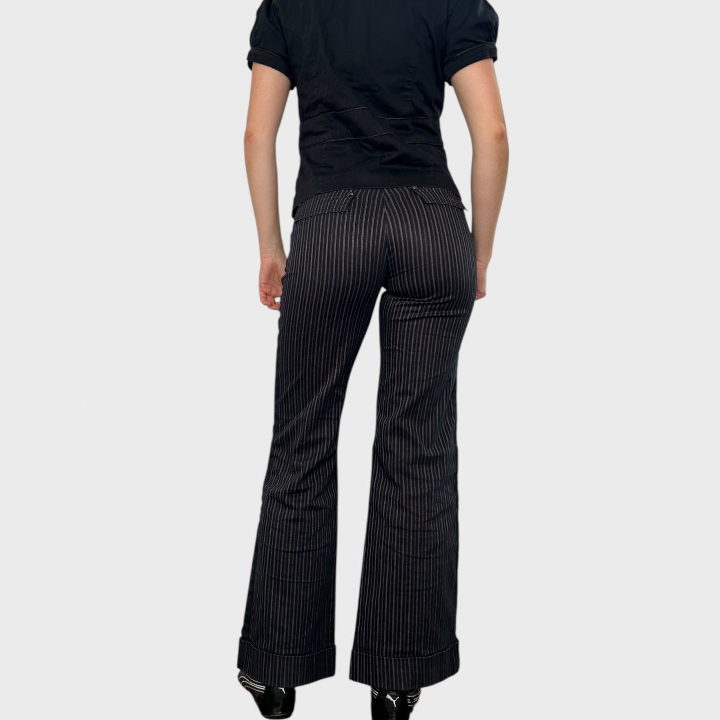 Cop Copine Pinstripe Trousers - Size S
