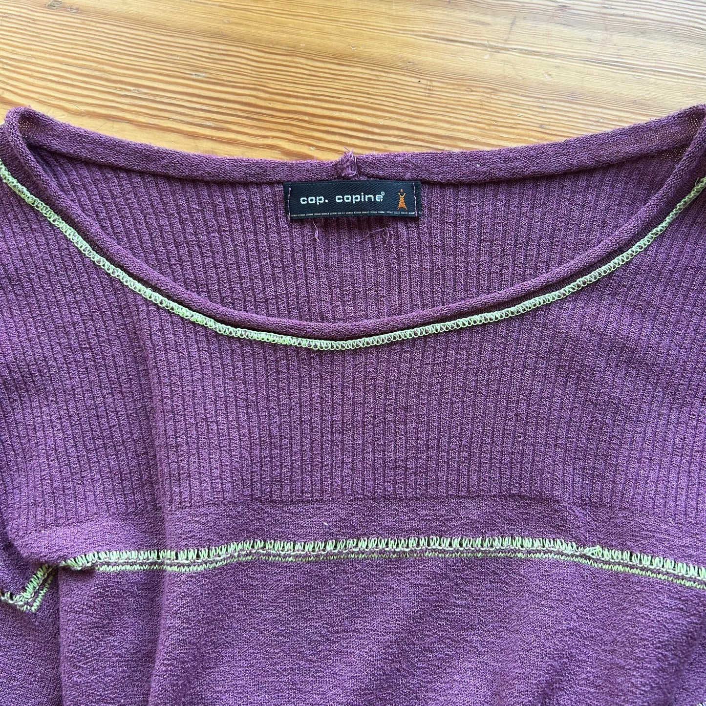 Cop Copine Tie-Up Corseted Jumper - S