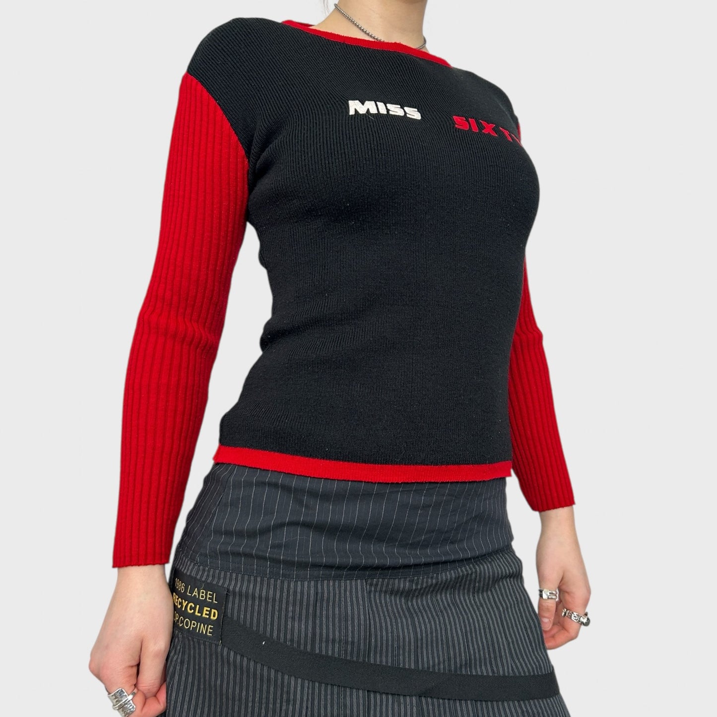 Miss Sixty Logo Knit Jumper - S