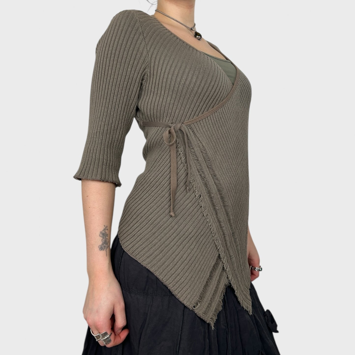 Cop Copine Tie Wrap Knit Jumper - M/L