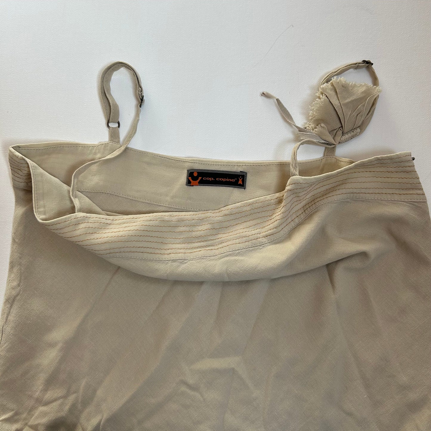 Cop Copine Beige Asymmetric Strappy Dress