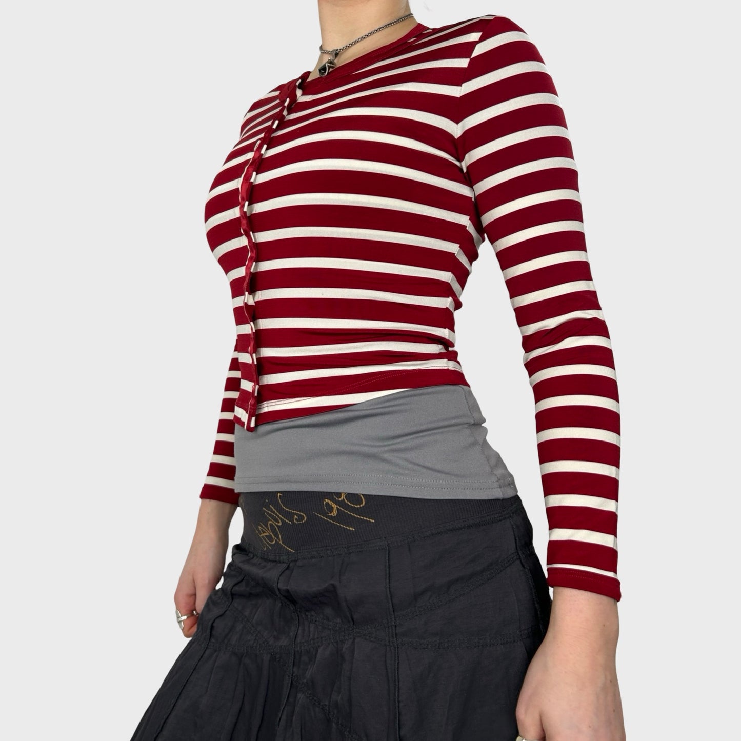 Marithé + François Girbaud Red Stripe Two Piece Set - XS