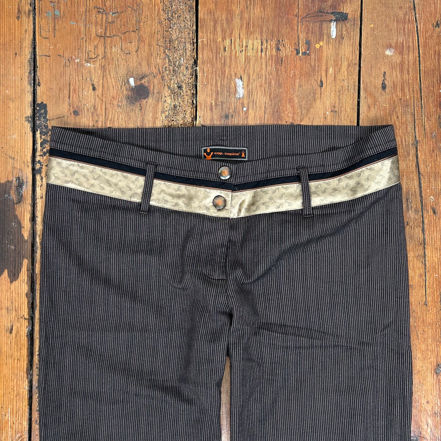 Cop Copine Pinstripe Trousers - L/XL
