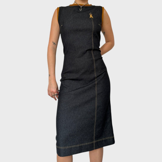 Cop Copine Denim Midi Dress - Size S-M
