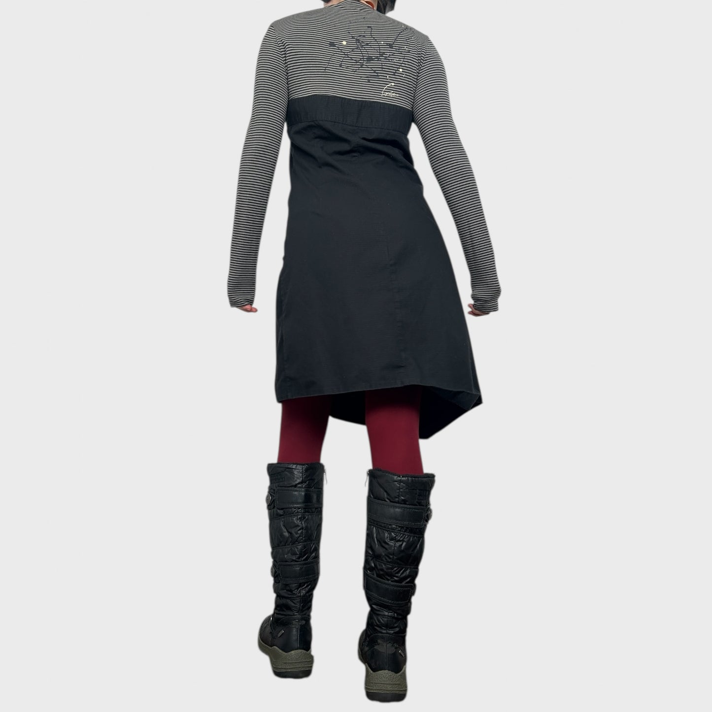 Cop Copine Striped Button Dress - M