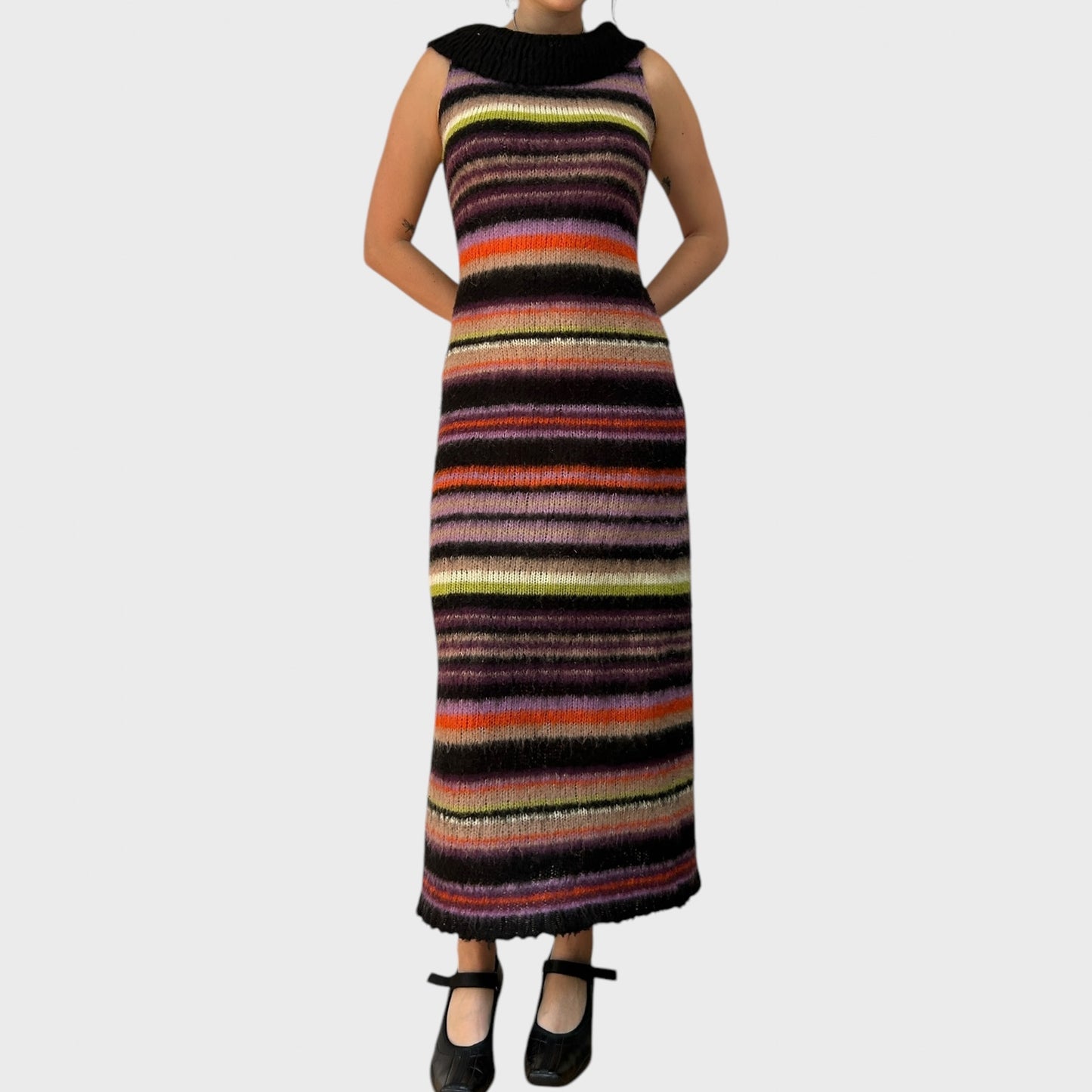Vintage Fluffy Spring Maxi Dress