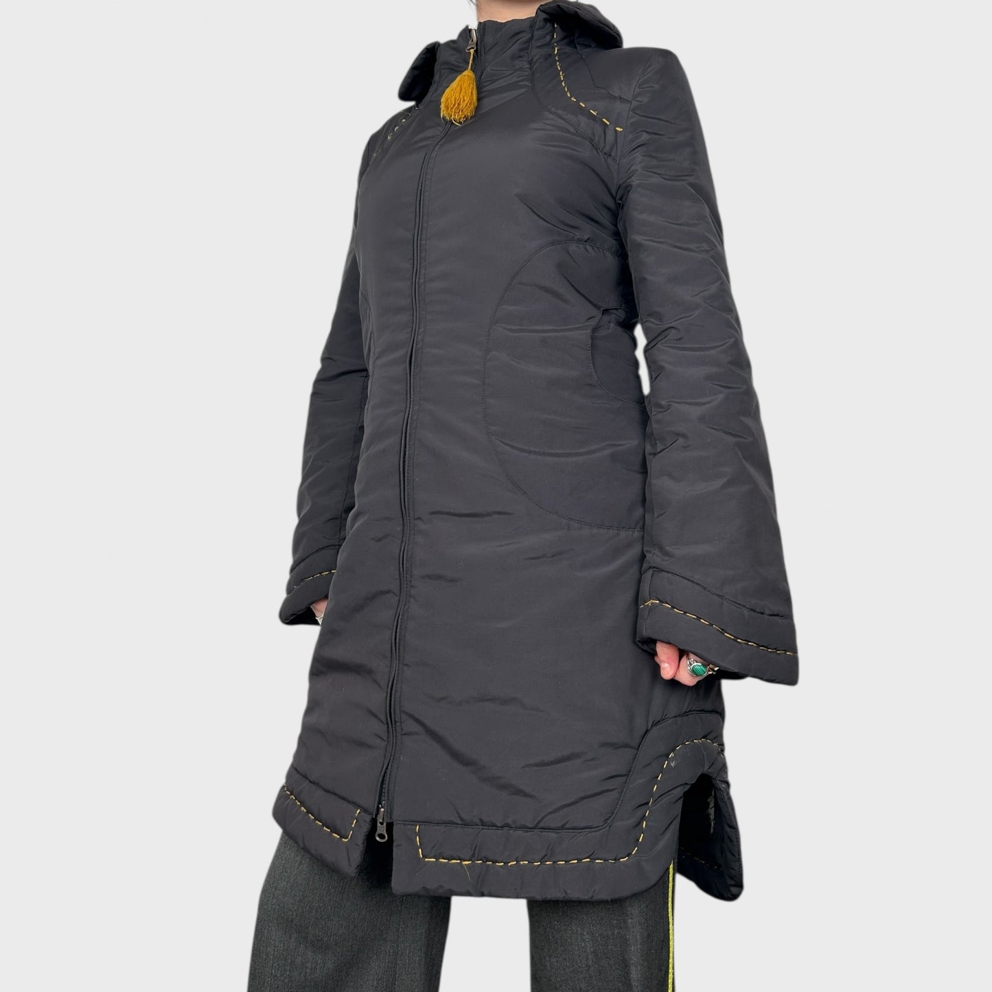 Cop Copine Double Zip Puffer Coat - S