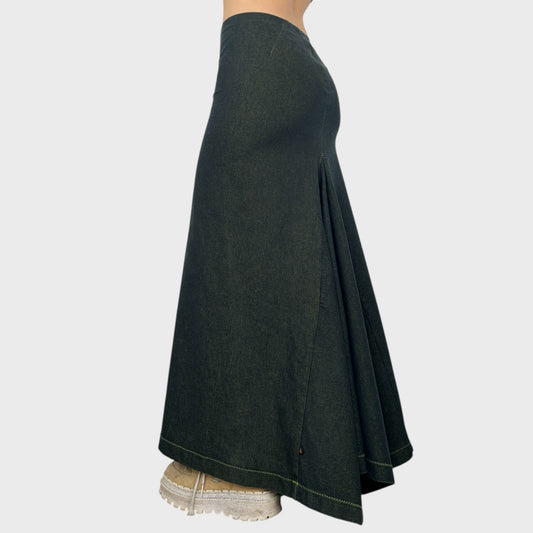 Cop Copine Denim Maxi Skirt - S