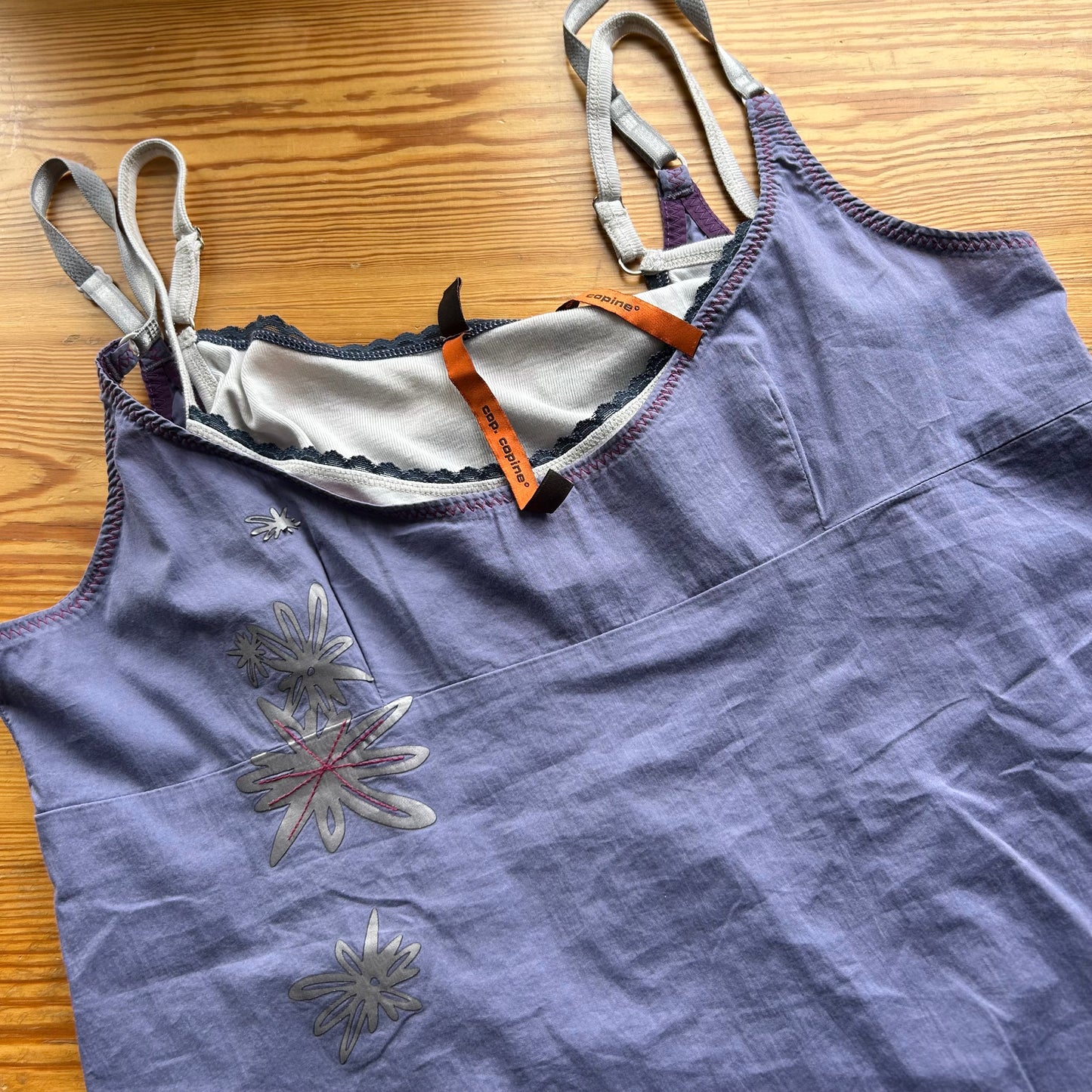 Cop Copine Lilac Double Layered Cami - M