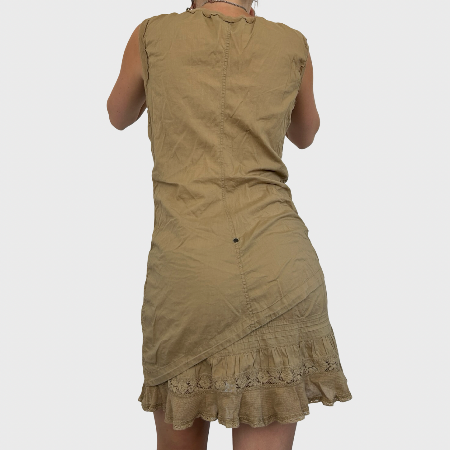 Cop Copine Beige 3-in-1 Dress / Skirt / Top - L