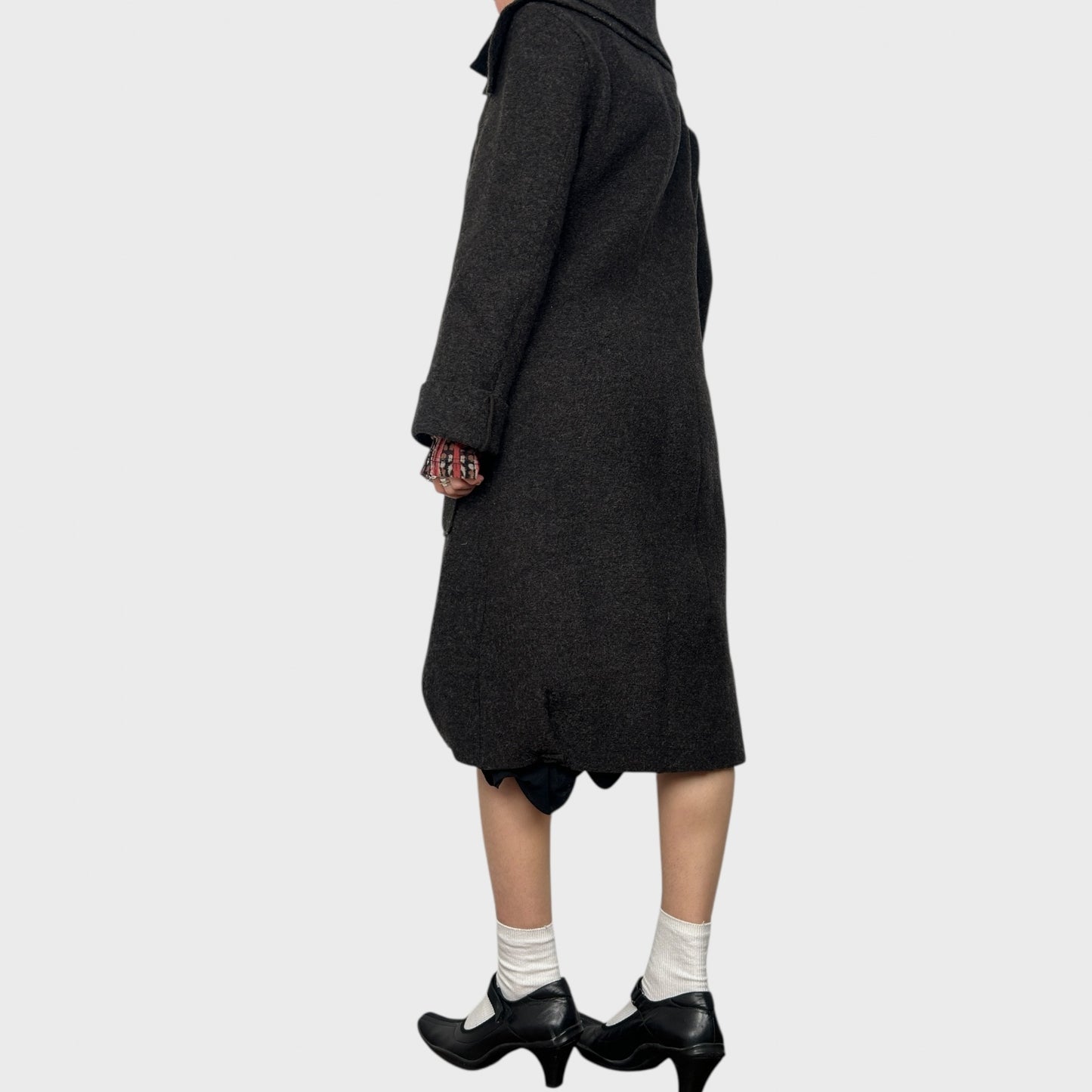 Cop Copine Long Wool Coat - L