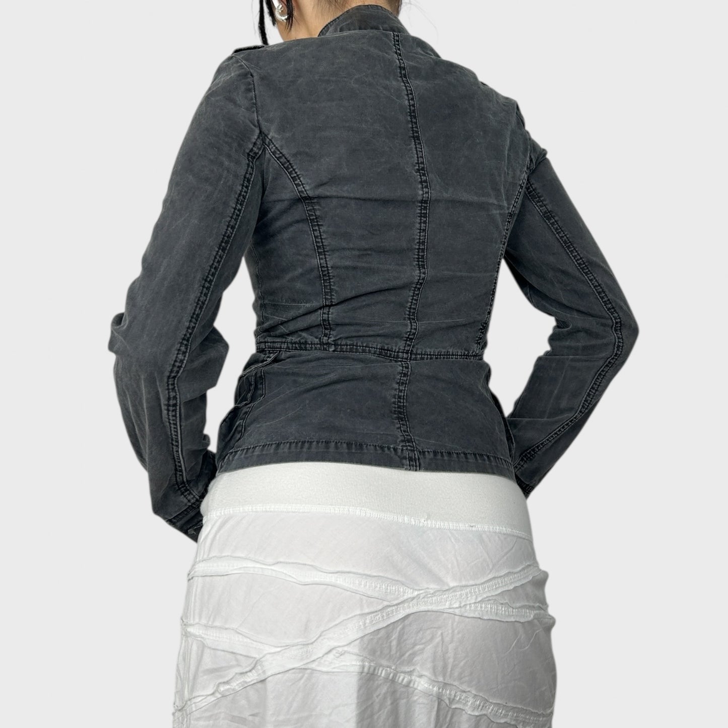 Vintage Military Style Jacket - XS