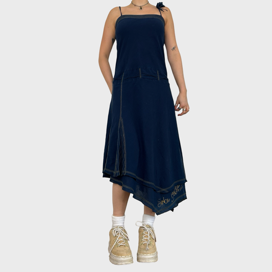 Cop Copine Navy Summer Dress - L