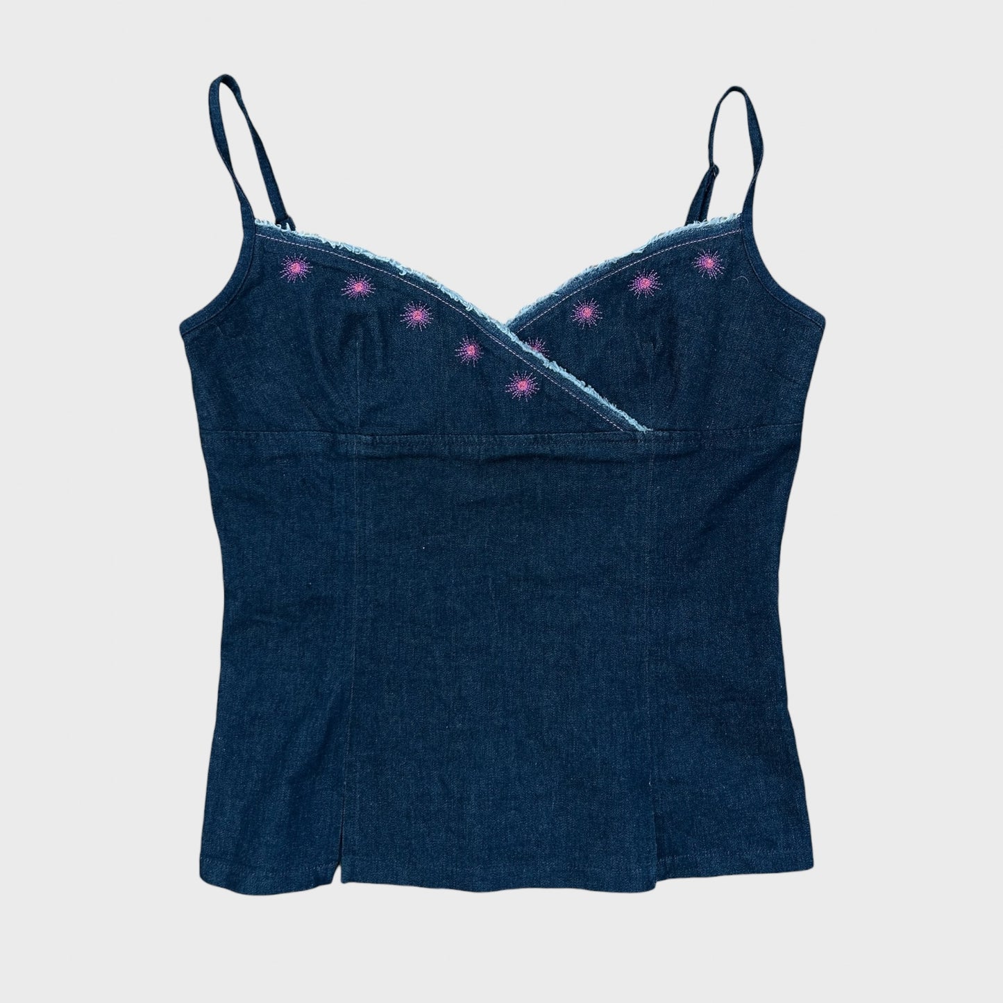 BNWT Cop Copine Denim Corset Top - M