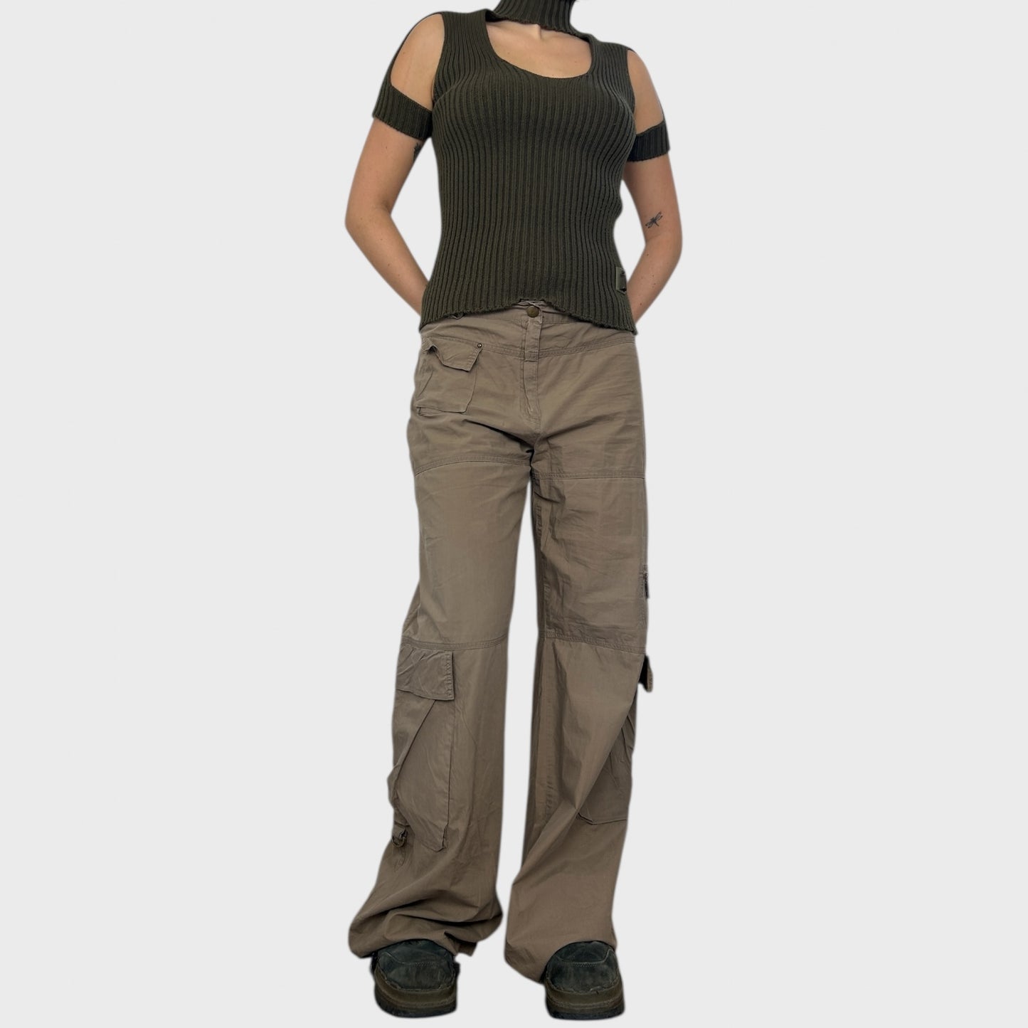 Cop Copine Baggy Pocket Trousers - L