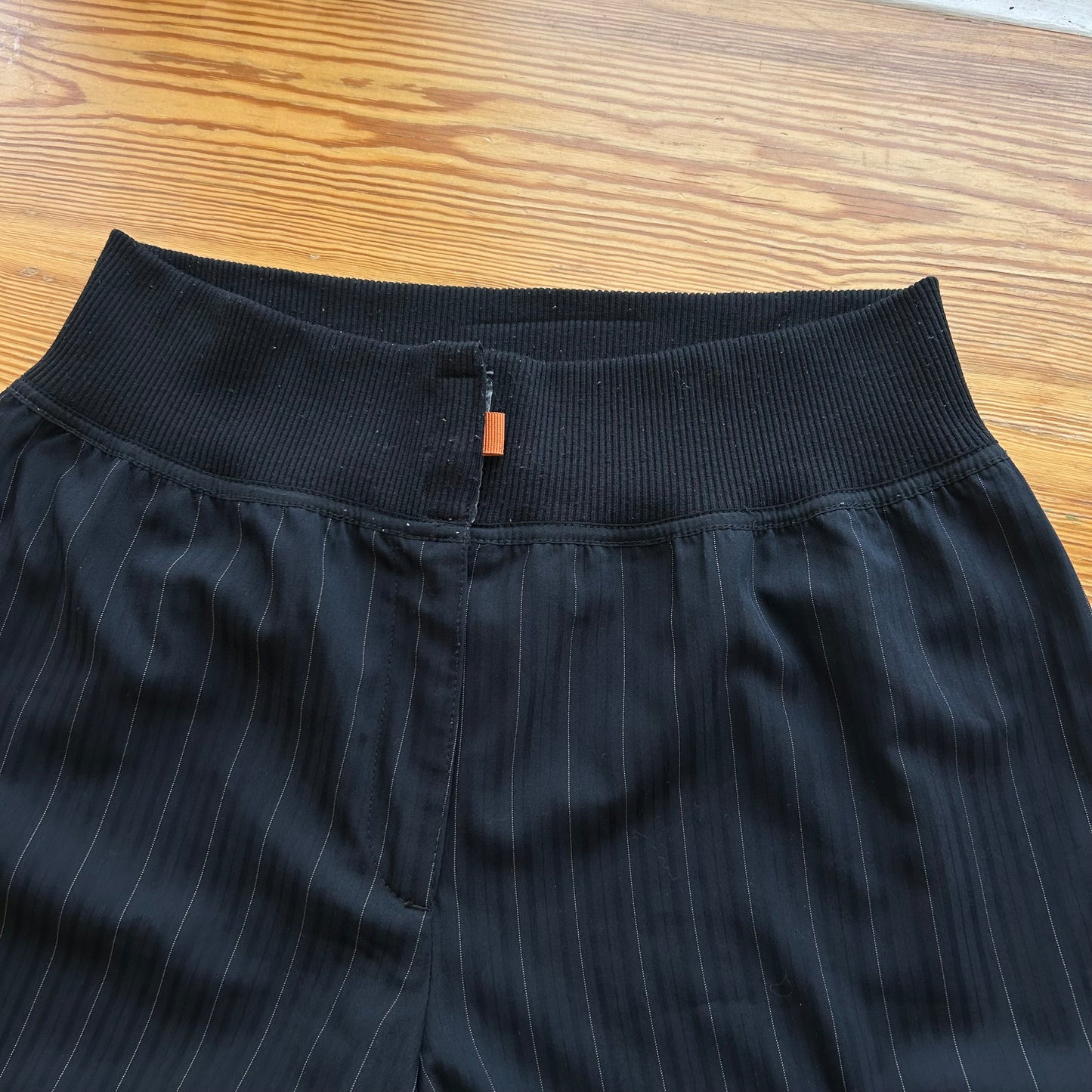 Cop Copine Wide Leg Pinstripe Trousers - M-XL