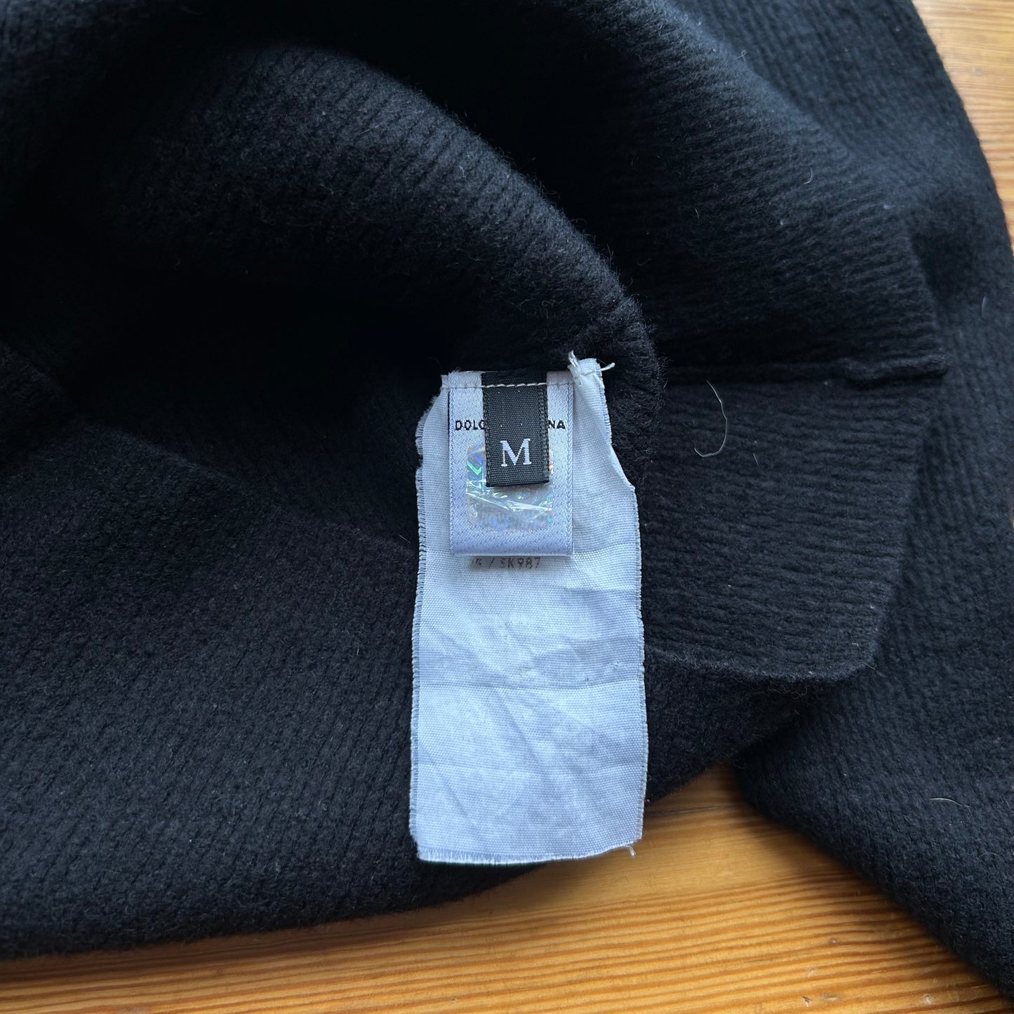 Dolce & Gabbana Black Button Cardigan - S
