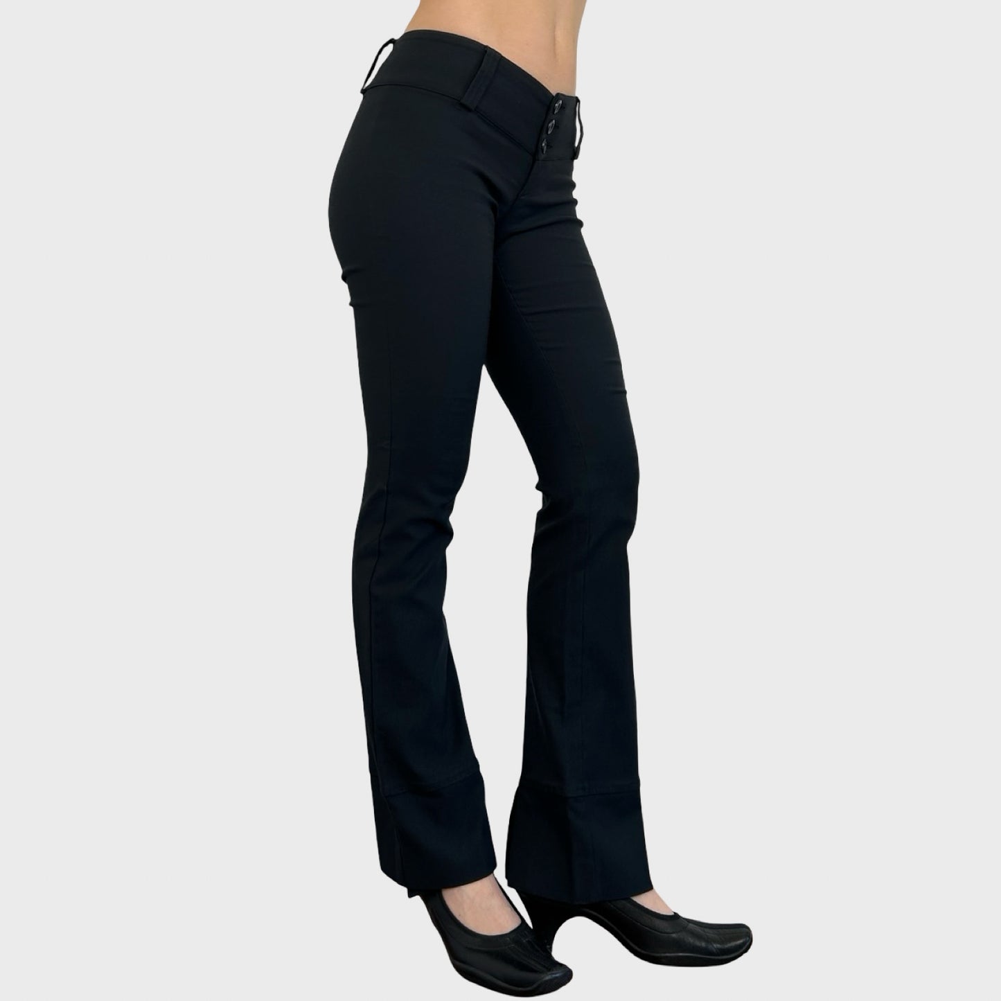 Miss Sixty 90s Button-Up Stretch Trousers - S