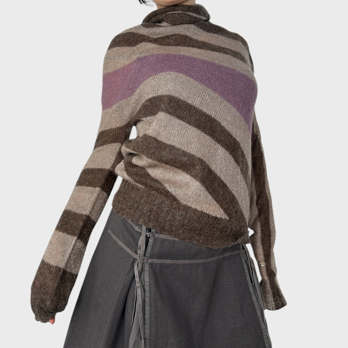 Miss Sixty Striped Slouchy Jumper - XS