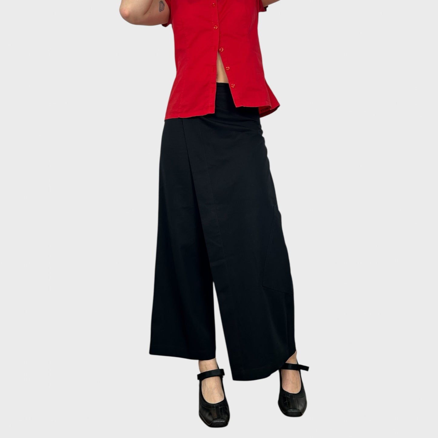 Cop Copine Buckle Skirt Trousers - M/L