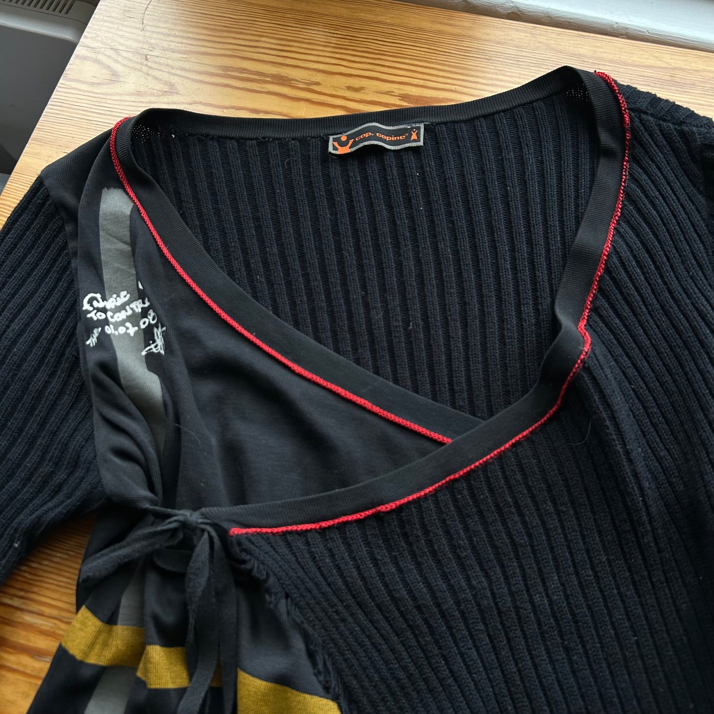 Cop Copine Crossover Bi-Material Jumper- M/L (faulty!)