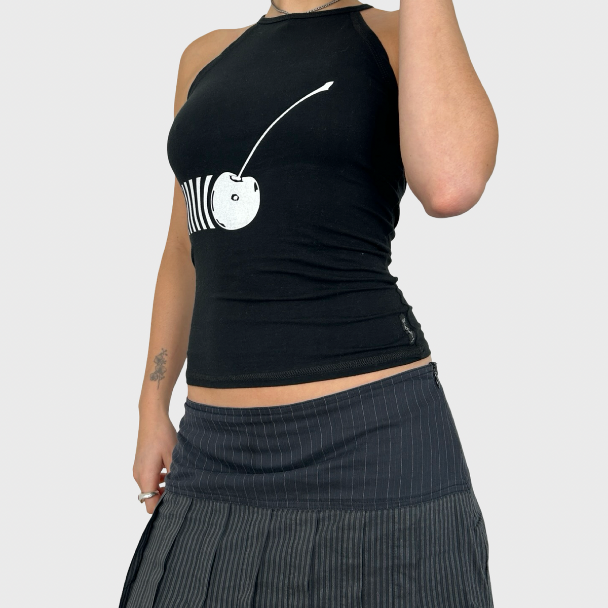 Armani Graphic Apple Print Tank Top - XS/S