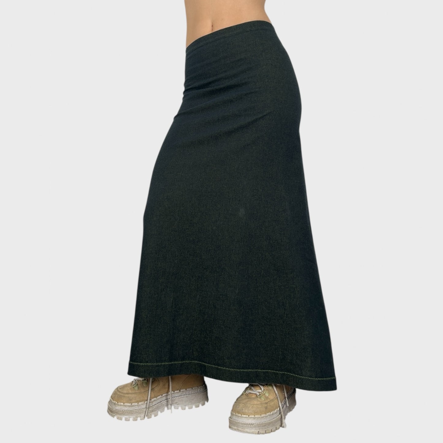 Cop Copine Denim Maxi Skirt - S
