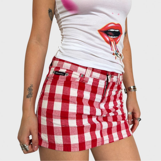 Dolce & Gabbana Gingham Mini Skirt - Size XS-S