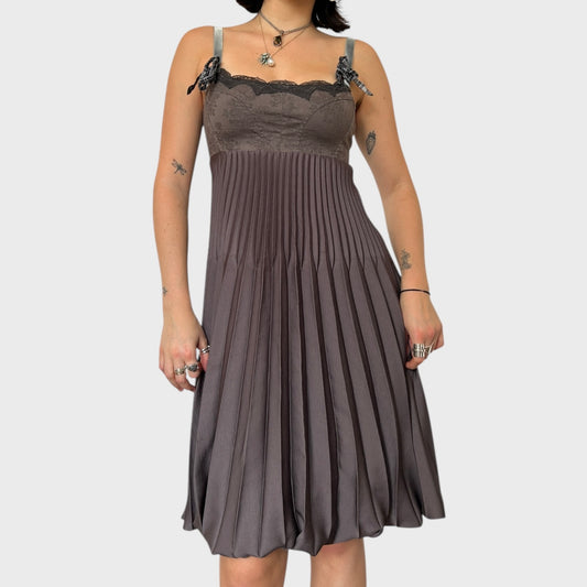 Cop Copine Pleated Mini Dress - Size S