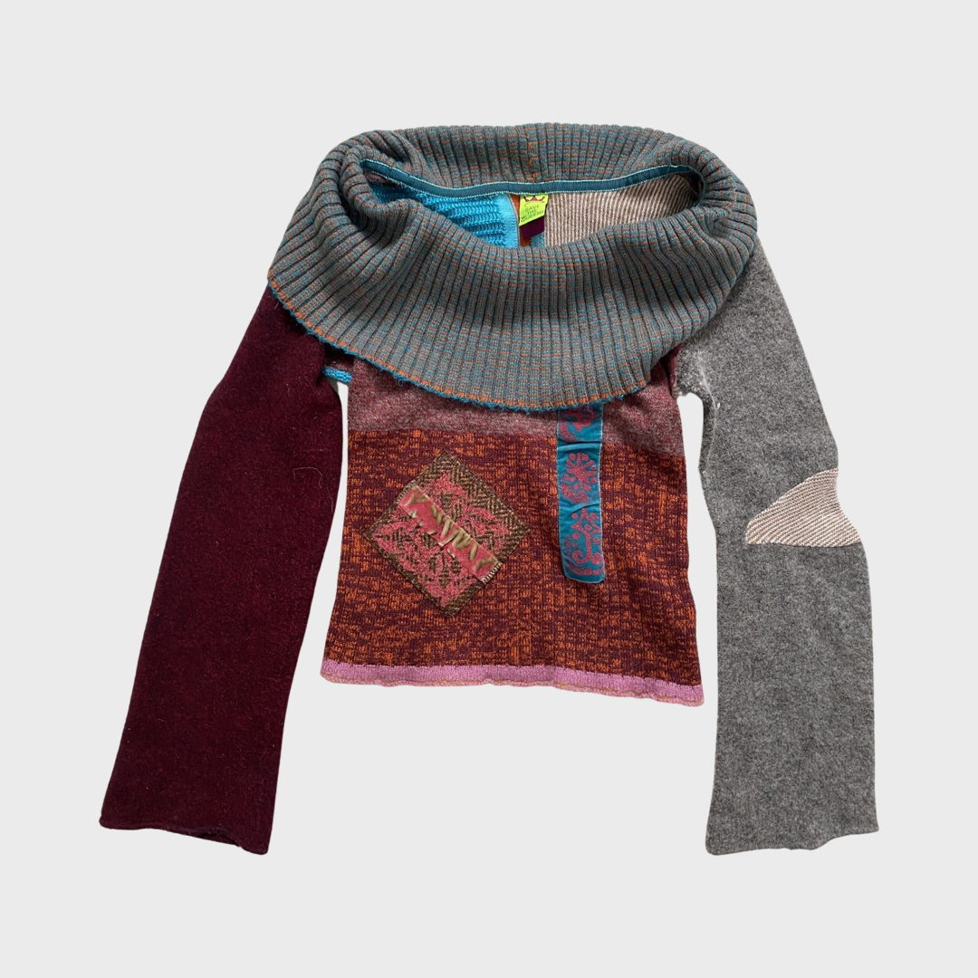 Save the Queen roll neck jumper