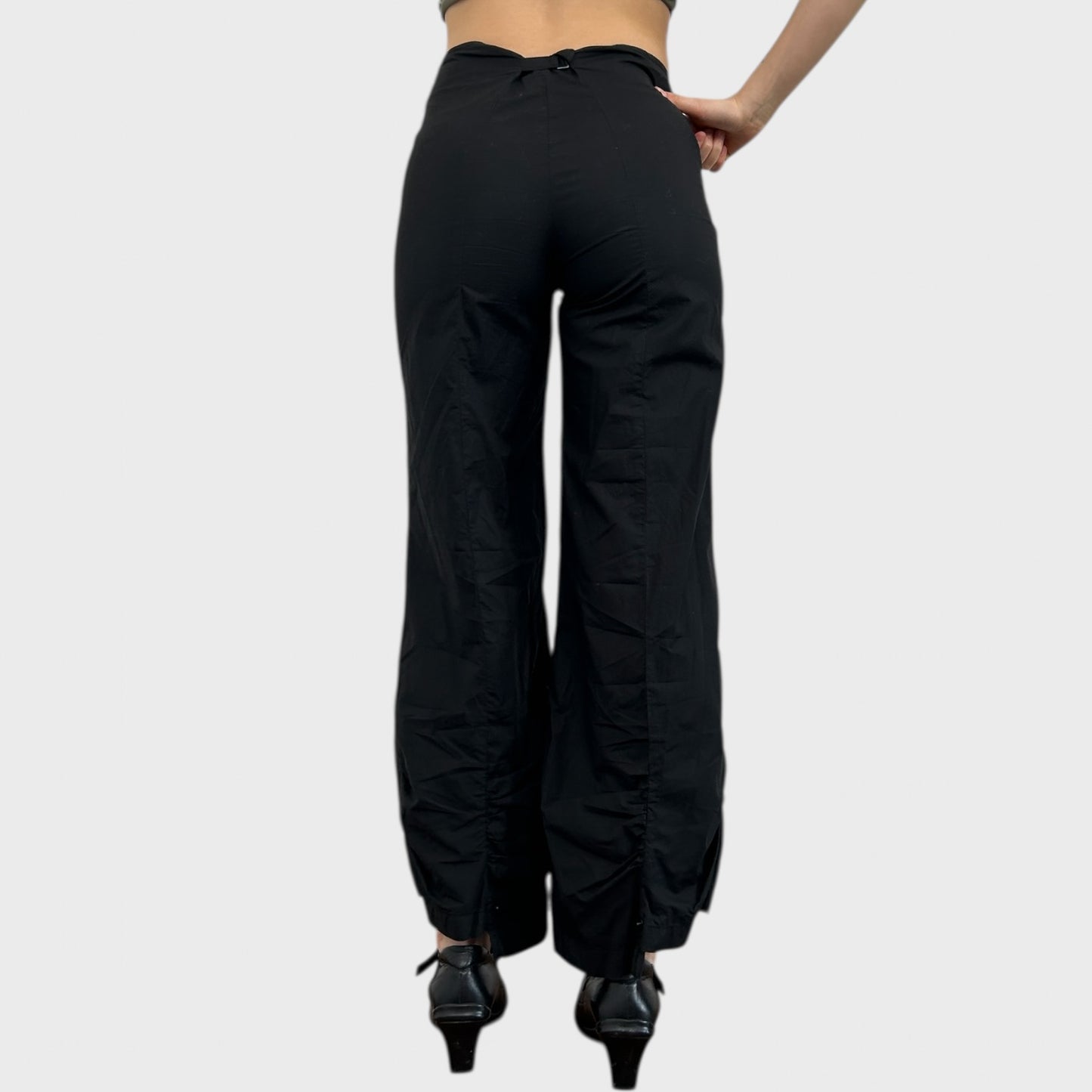 Cop Copine Black Ruched Trousers - S
