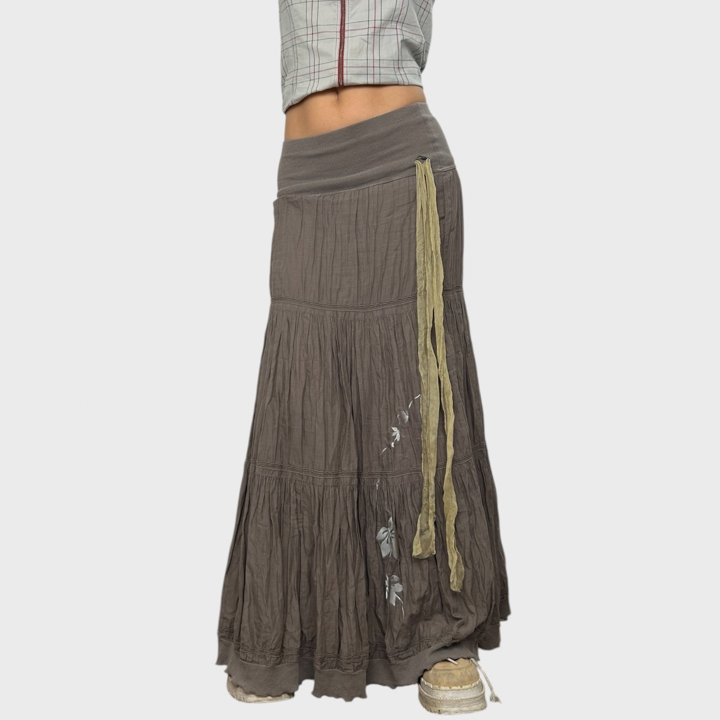 Cop Copine Tiered Maxi Skirt - S/M