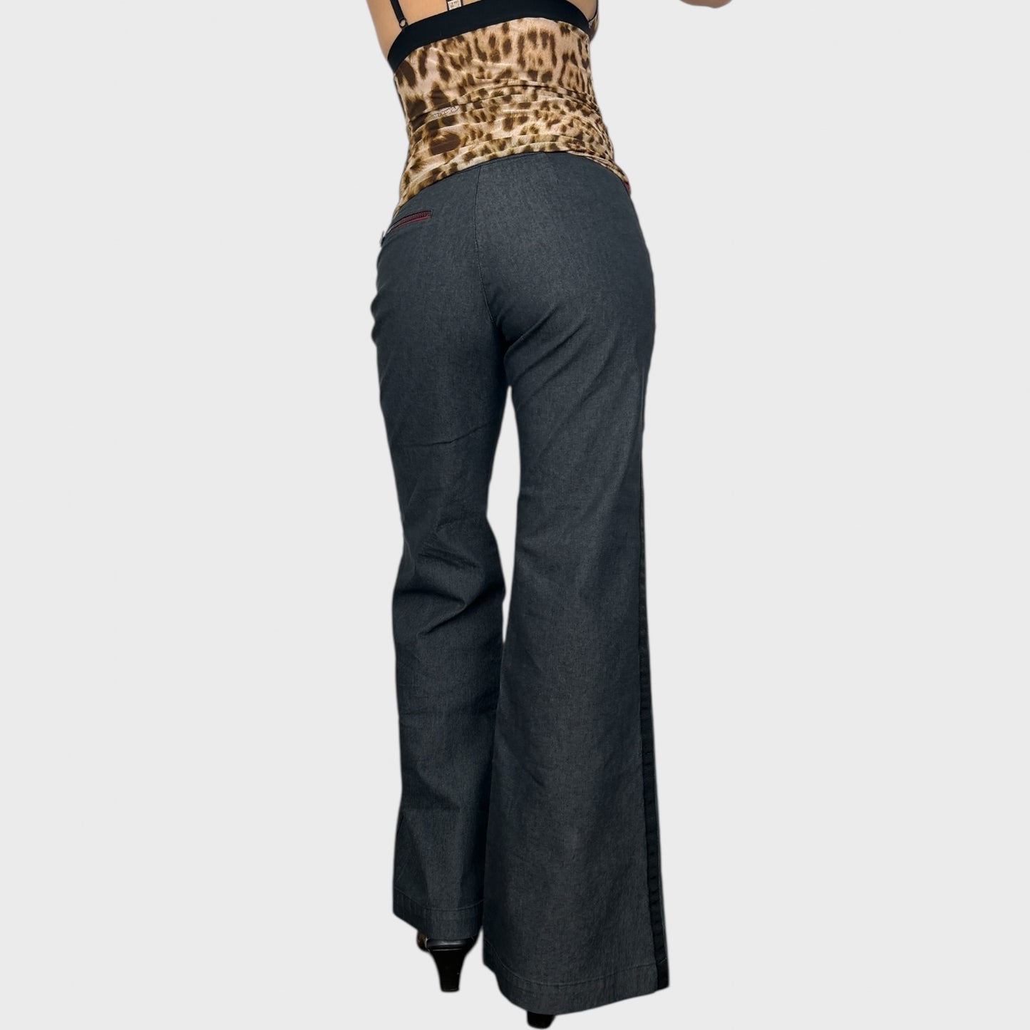 Cop Copine Wide Leg Trousers - M