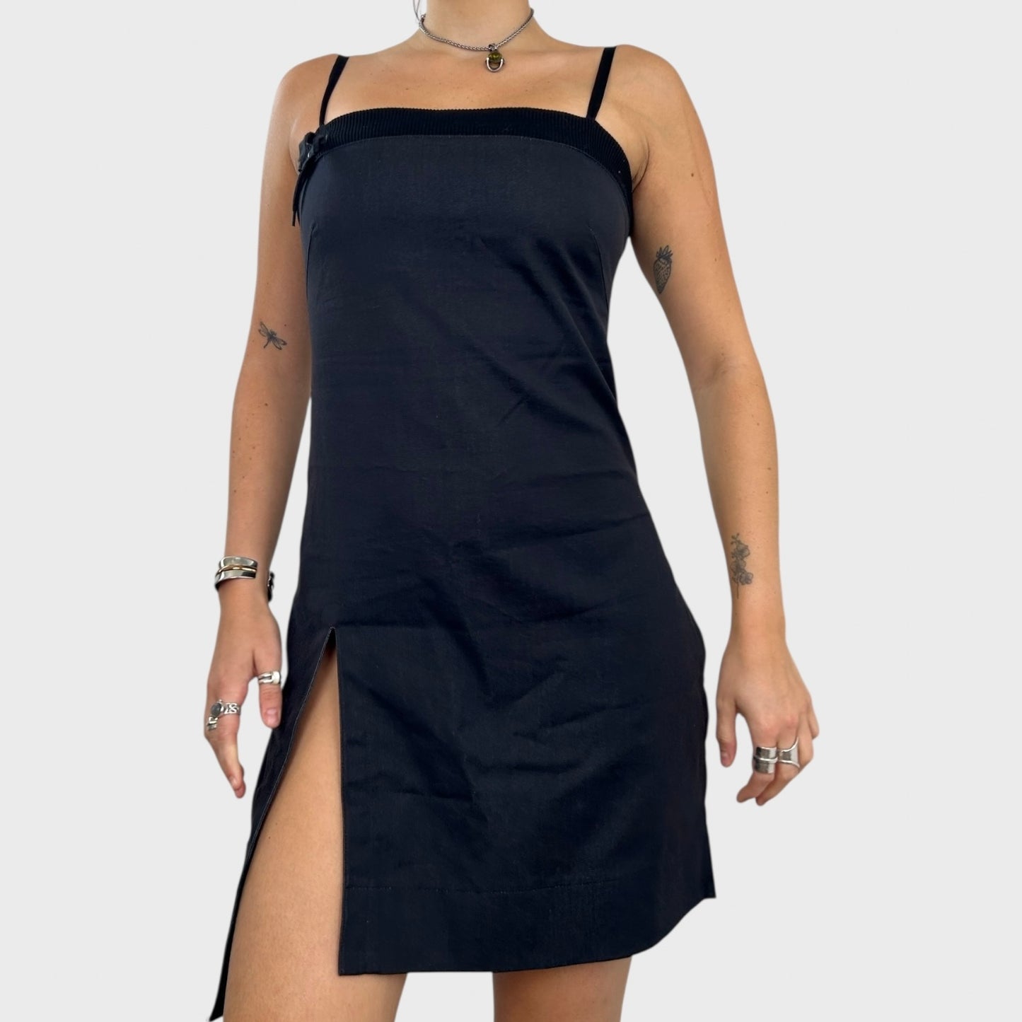 Cop Copine Black Mini Dress