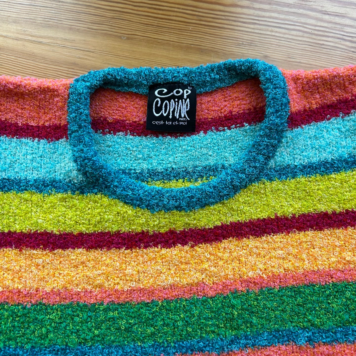 Cop Copine Multicolour Knit Stretch Top - S/M