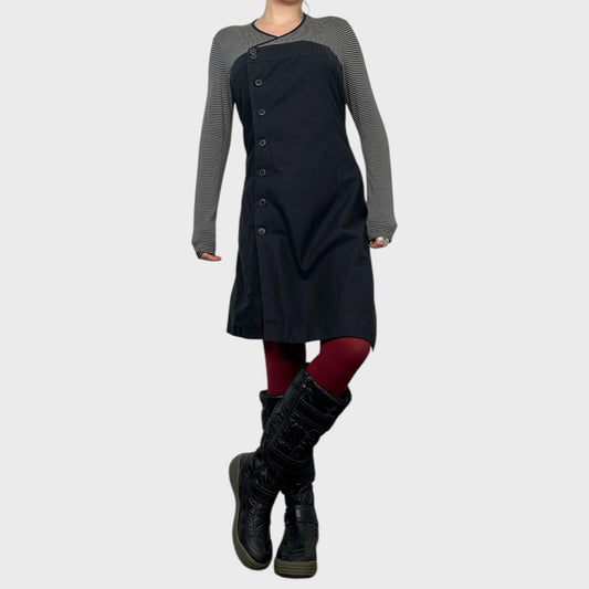 Cop Copine Striped Button Dress - M