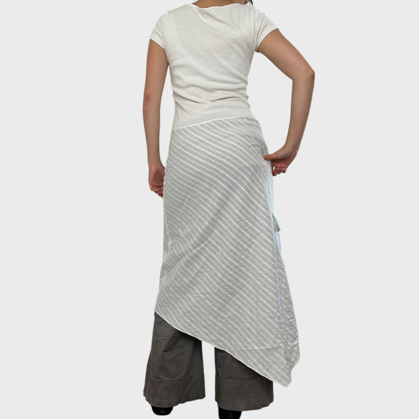 Cop Copine White Midi Dress - Size S