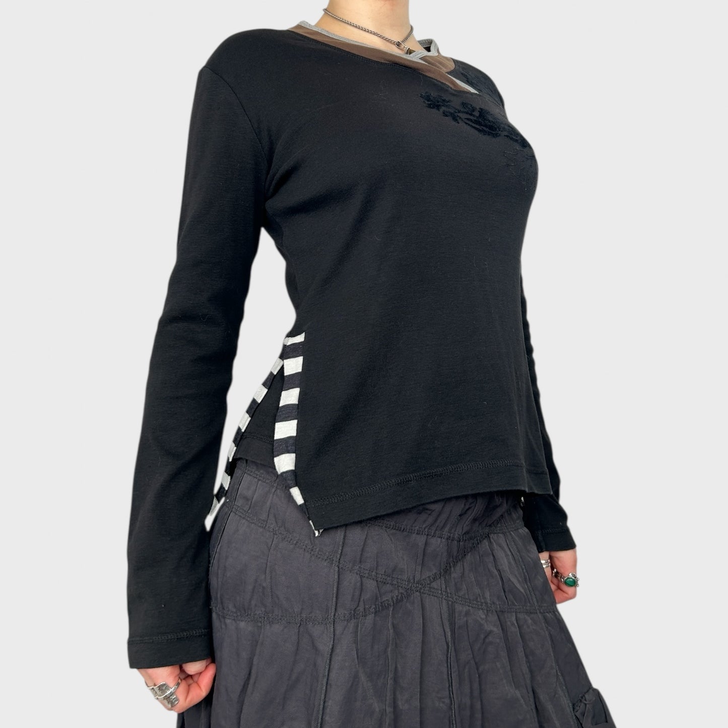 Cop Copine Long Sleeve Floral Top - S/M