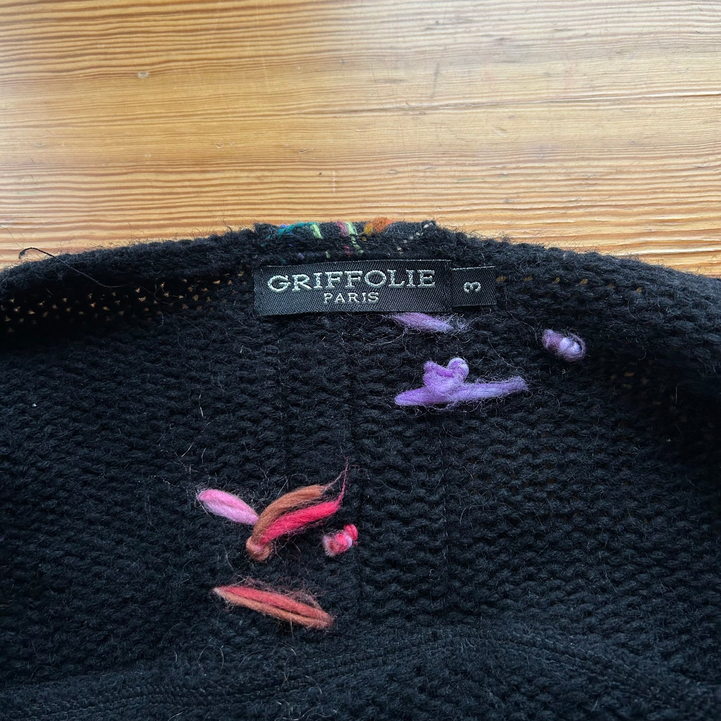 Vintage Knit Swirl Cardigan - M/L