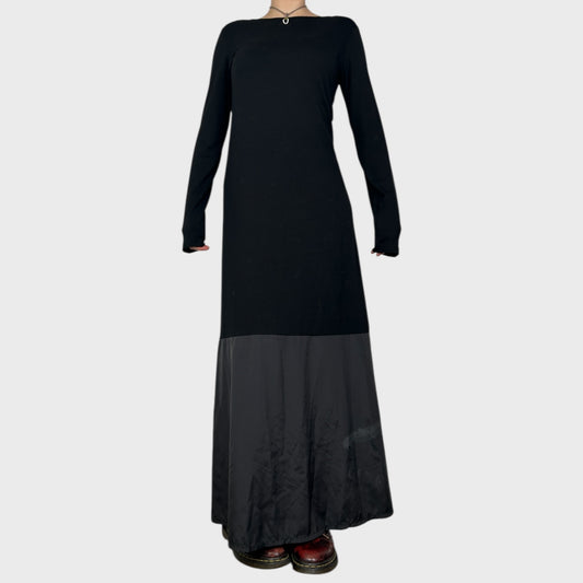 Cop Copine Bi-Material Maxi Dress - M/L