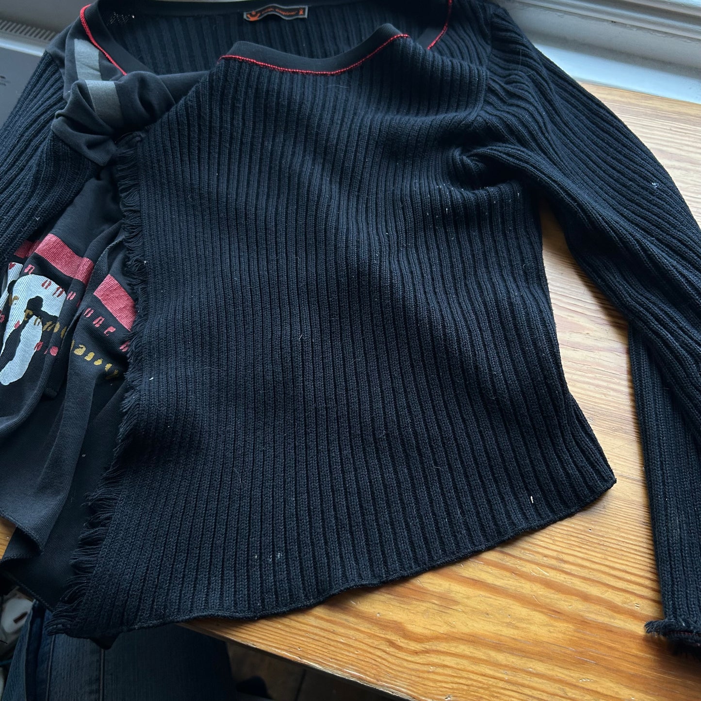 Cop Copine Crossover Bi-Material Jumper- M/L (faulty!)